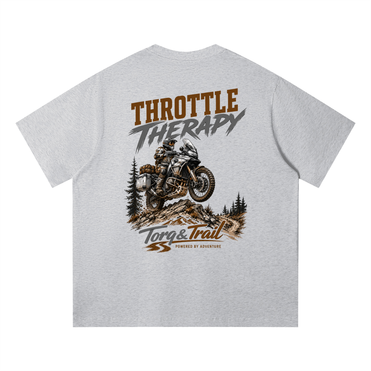 Throttle Therapy Adventure Motorcycle T-Shirt