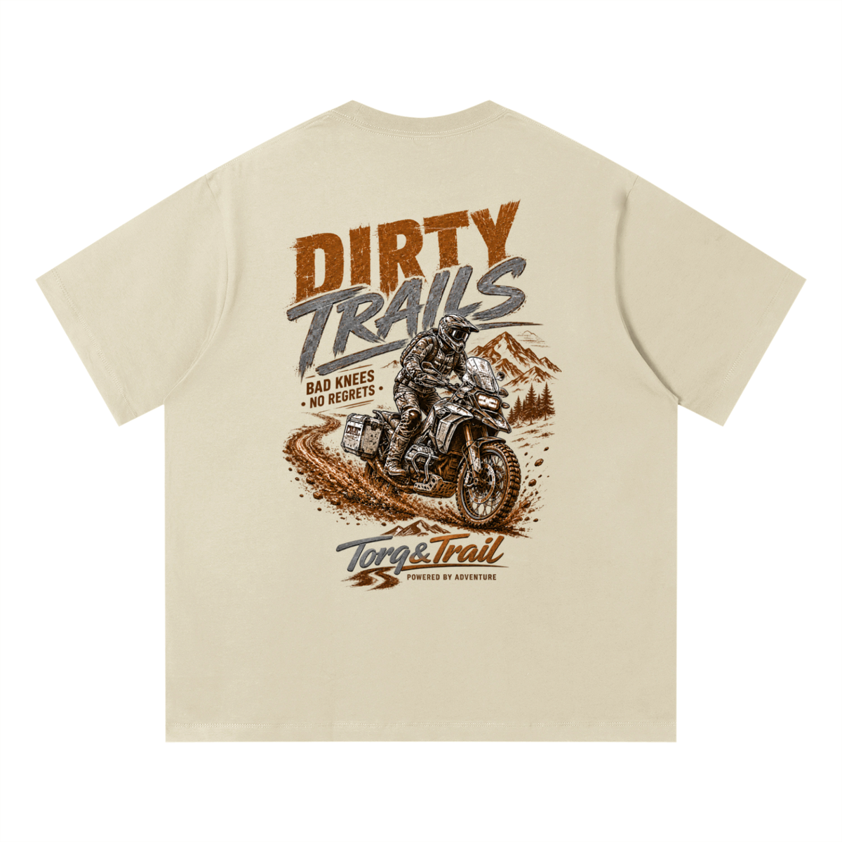 Dirty Trails Adventure Motorcycle T-Shirt