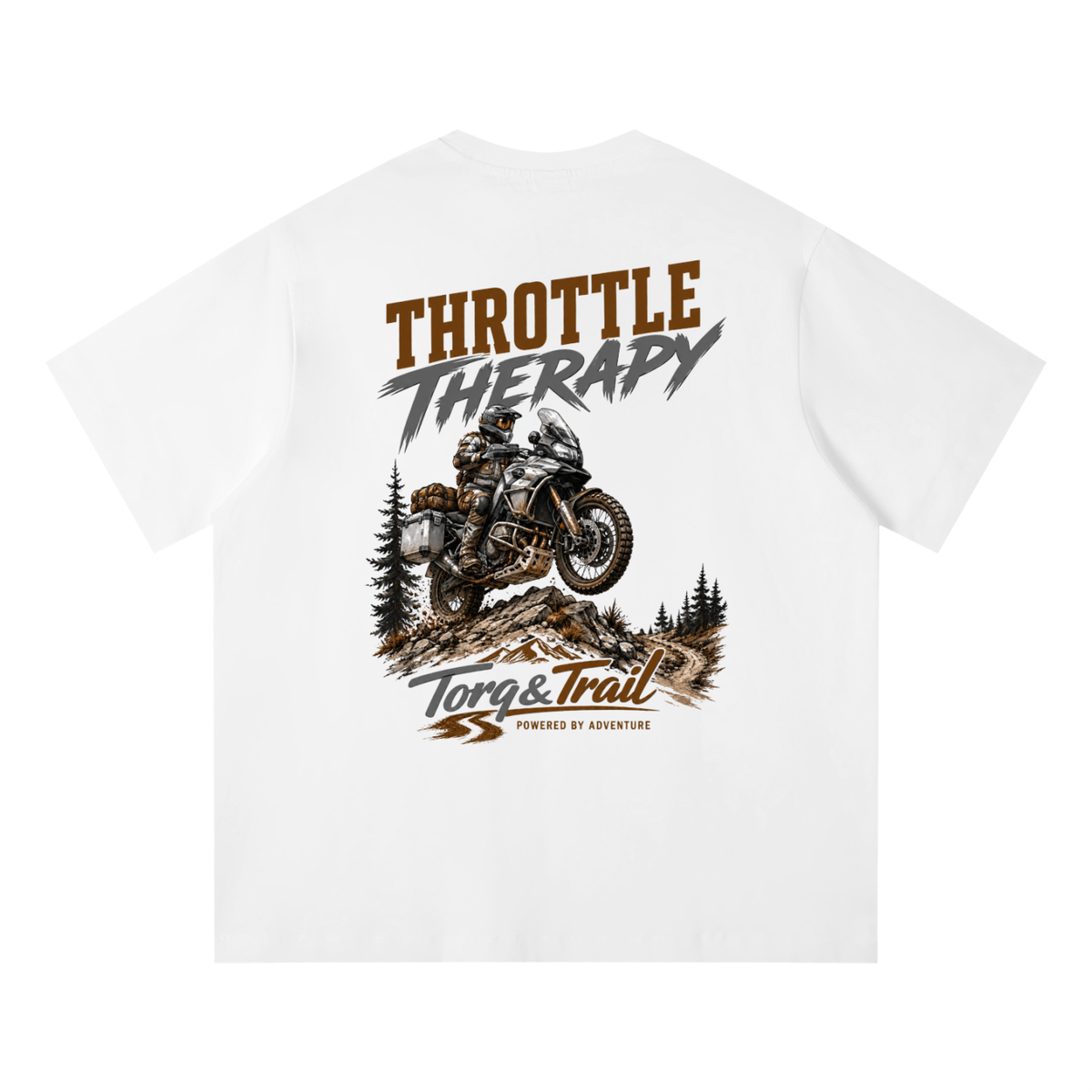Throttle Therapy Adventure Motorcycle T-Shirt
