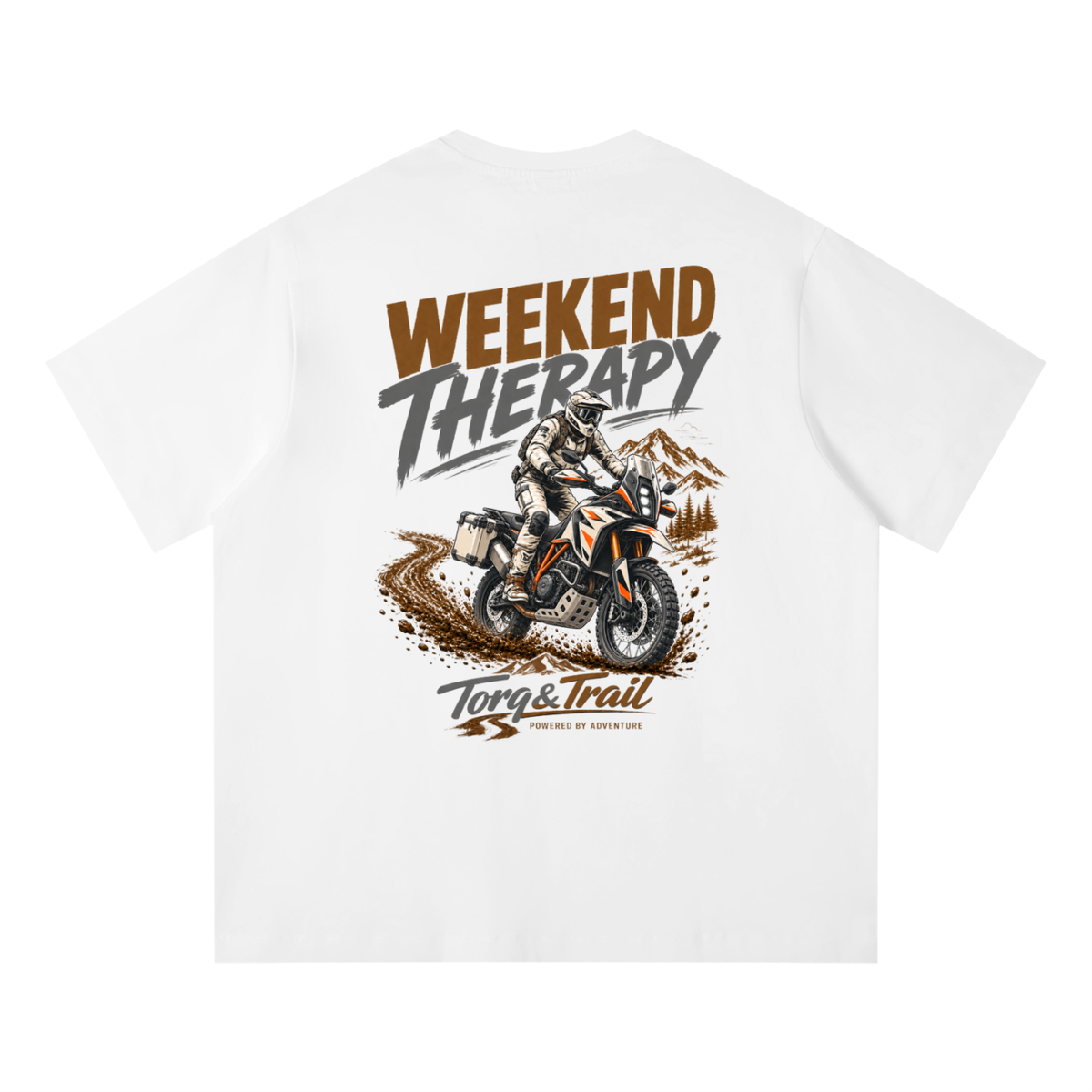 Weekend Therapy Adventure Motorcycle T-Shirt