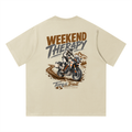 Weekend Therapy Adventure Motorcycle T-Shirt