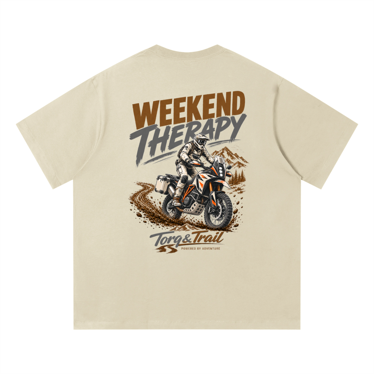 Weekend Therapy Adventure Motorcycle T-Shirt