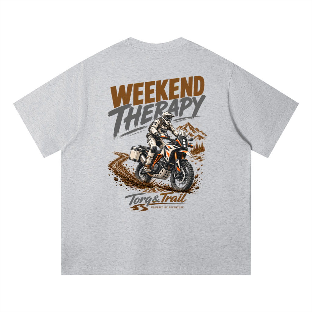 Weekend Therapy Adventure Motorcycle T-Shirt