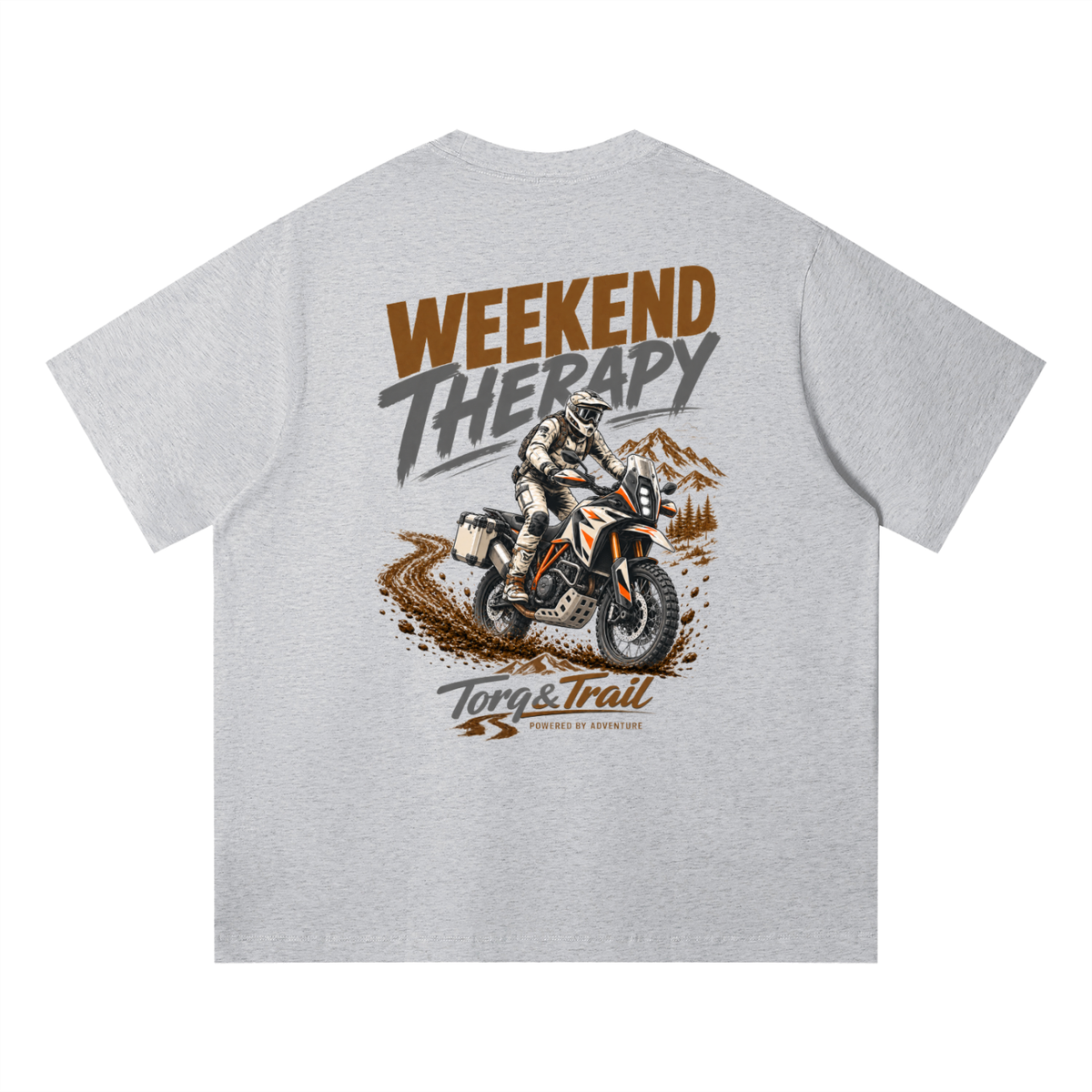 Weekend Therapy Adventure Motorcycle T-Shirt
