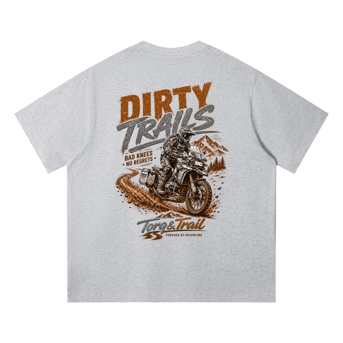 Dirty Trails Adventure Motorcycle T-Shirt