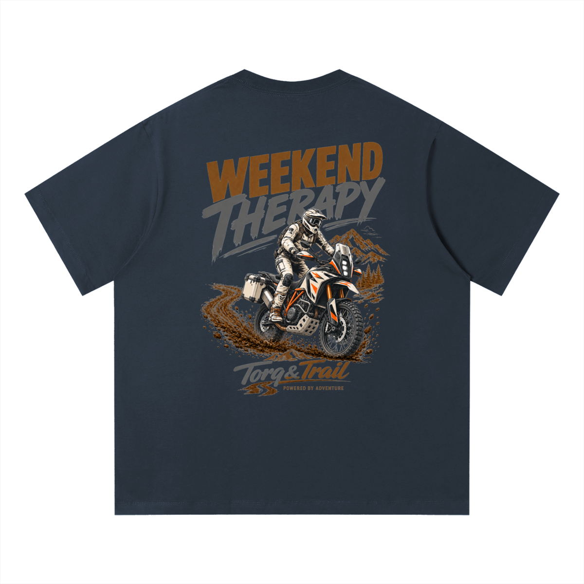 Weekend Therapy Adventure Motorcycle T-Shirt