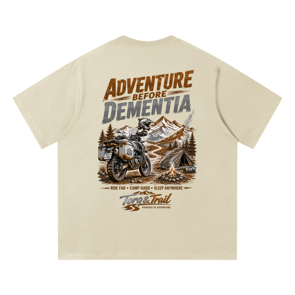 Adventure Before Dementia Adventure Motorcycle T-Shirt