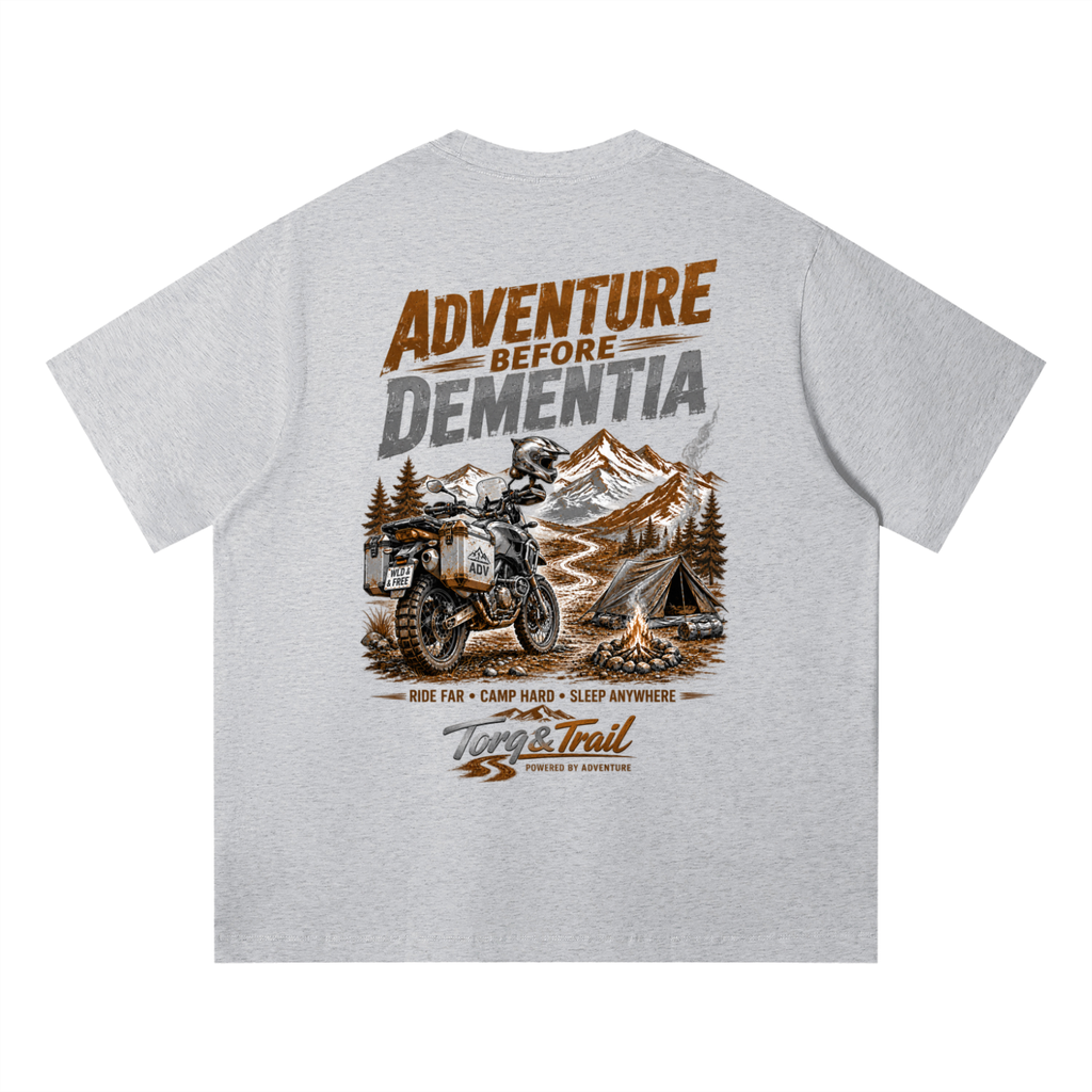 Adventure Before Dementia Adventure Motorcycle T-Shirt