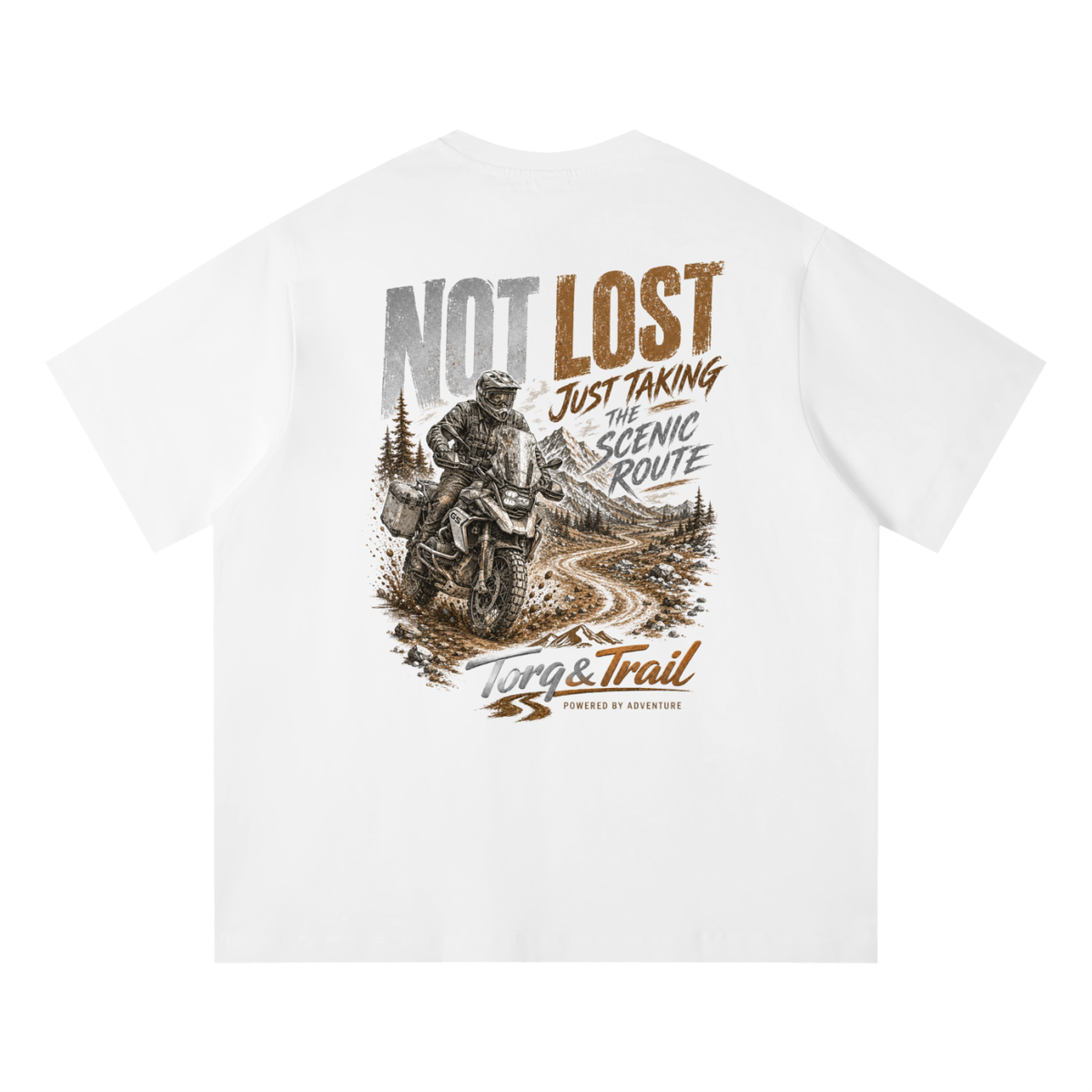 Not Lost Adventure Motorcycle T-Shirt