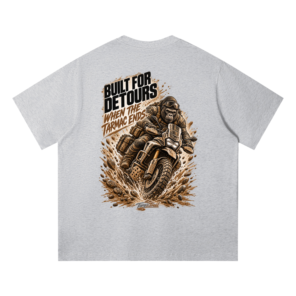 Built For Detours Adventure Motorcycle T-Shirt